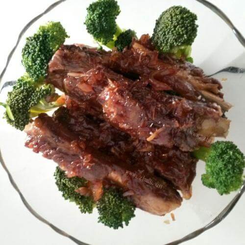美味的蜜汁排骨