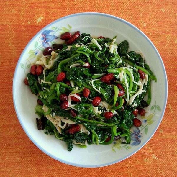 家常菜蒜香菠菜