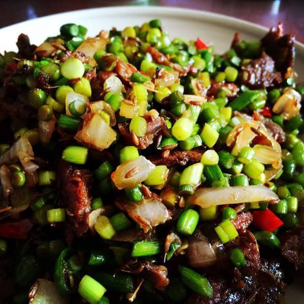 香菠麒麟牛肉