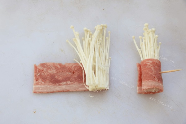 诱人的火锅牛肉卷的做法做法图解3)