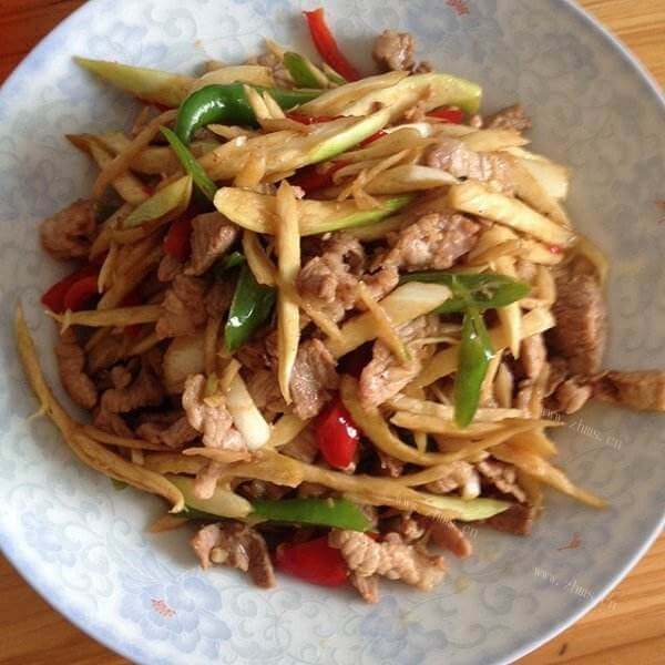 好吃的茭白炒肉