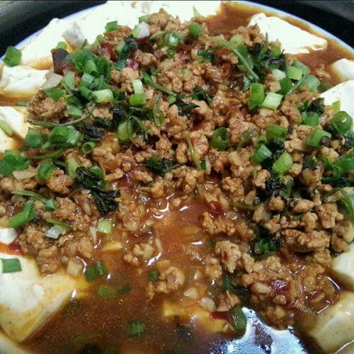 家常菜肉沫豆腐