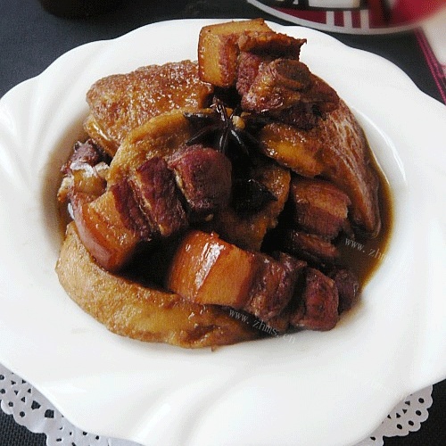 外婆教我做素鸡烧肉