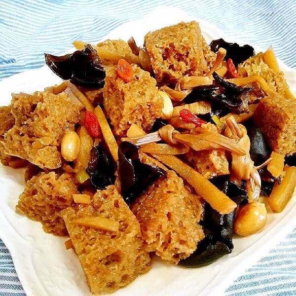家常四喜烤麸