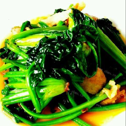 蚝油菠菜牛肉