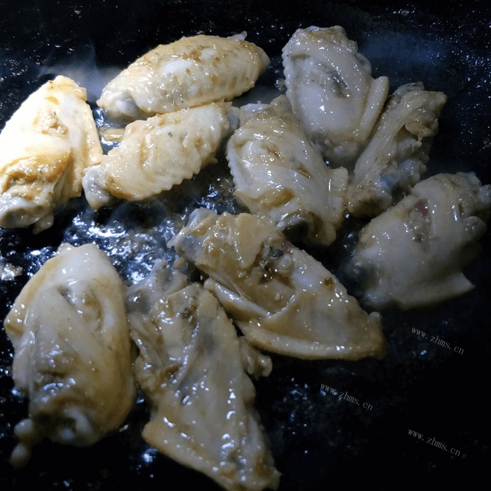 家常可乐鸡翅的做法做法图解5)