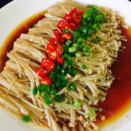 家庭版剁椒金针菇