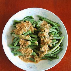 麻汁豆角