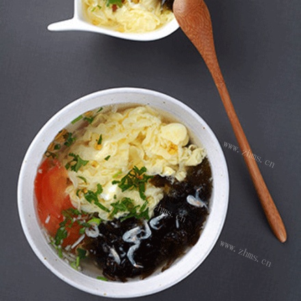 简单易做的紫菜蛋花汤