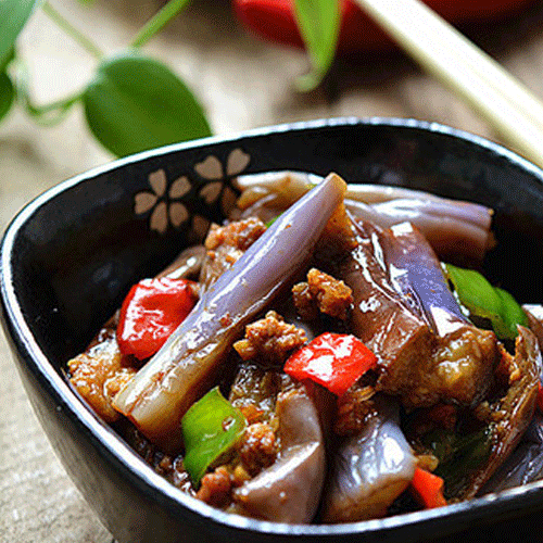 家常肉末茄子