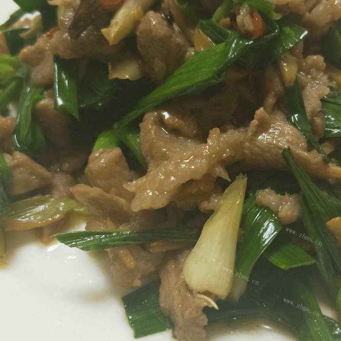 蒜苗炒肉