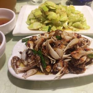 美味辣炒蛤蜊