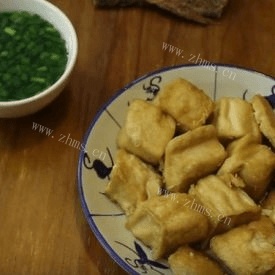 盐水韭菜炸豆腐
