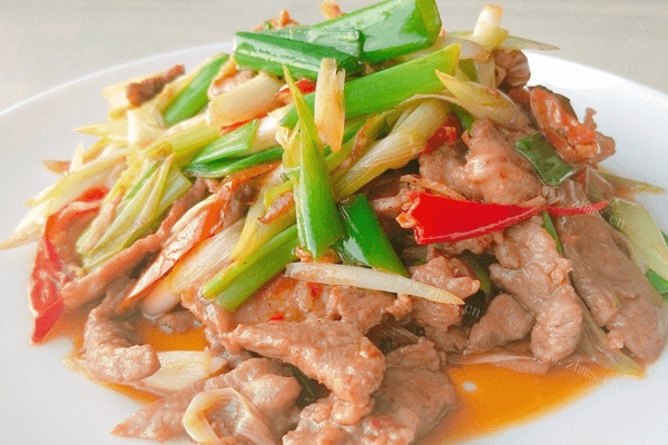 大葱炒肉