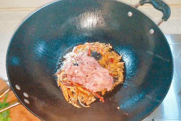 大葱炒肉做法图解11)