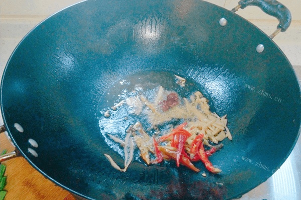 大葱炒肉做法图解10)