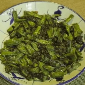 橄榄菜炒豆角