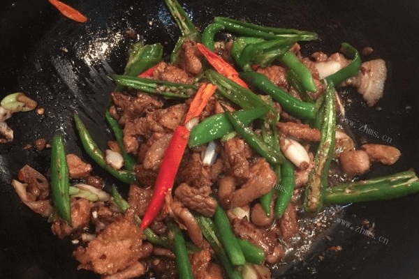正宗湖南小炒肉做法图解6)