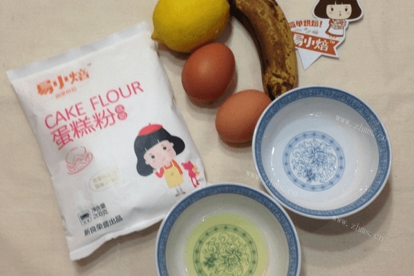 香蕉蛋糕 ，香蕉味的柔软！做法图解1)