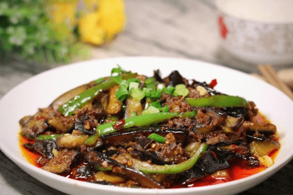 肉末茄子做法图解6)