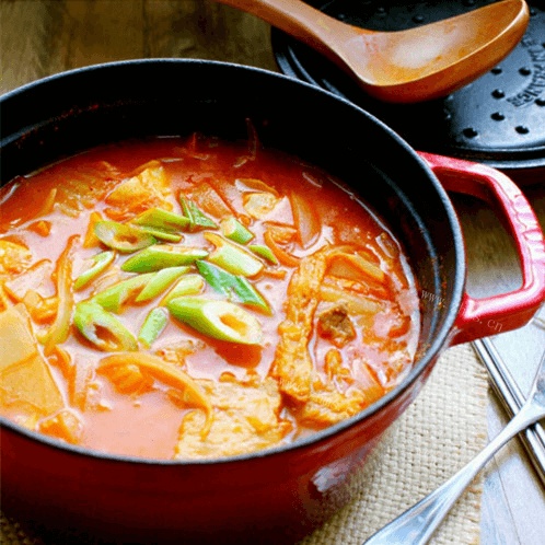 超正宗泡菜汤~