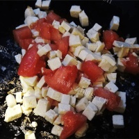 豆腐西红柿鸡蛋疙瘩汤的做法图解四