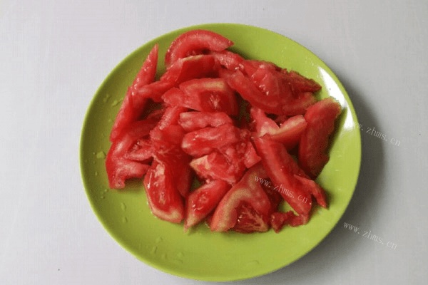 好吃的甜番茄炒蛋的做法做法图解1)
