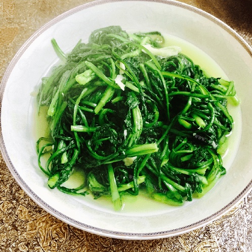 家常清炒茼蒿