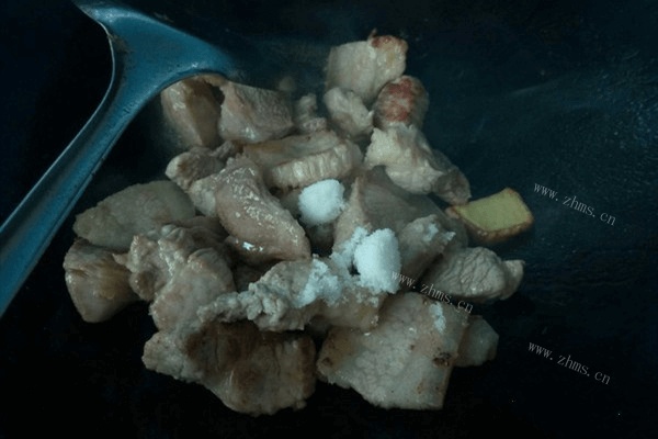 外婆教我做素鸡烧肉做法图解4)