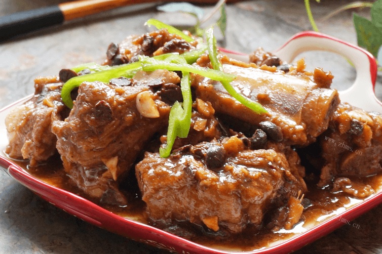 炖豆豉排骨-改良版豆豉蒸排骨做法图解7)