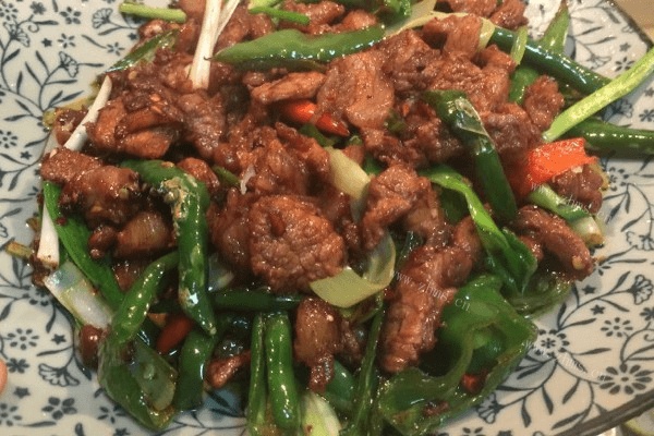 正宗湖南小炒肉做法图解7)