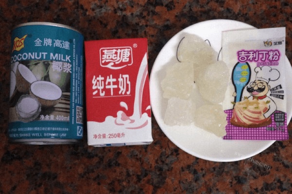 椰汁糕超级好吃的哦，软软糯糯的哦做法图解1)