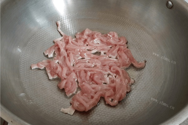 香辣肉丝做法图解4)