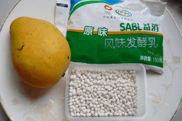 芒果西米捞 煮出弹牙无白芯的西米做法图解1)