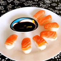 有营养的芝士三文鱼寿司的做法图解六