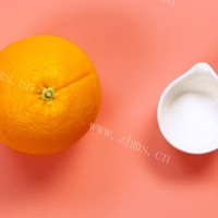 清肺的止咳良方蒸盐橙的做法图解一