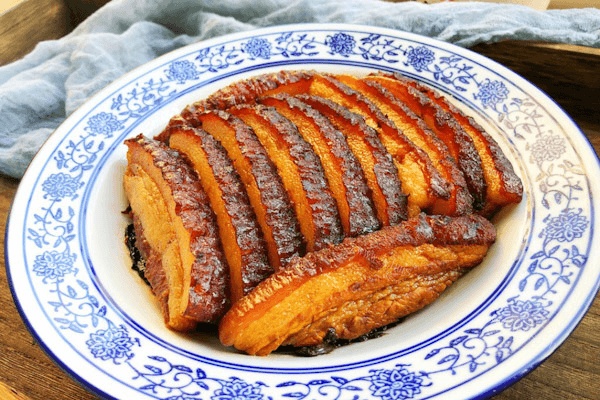 梅菜扣肉做法图解6)