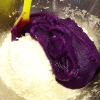 紫薯馒头的做法图解一