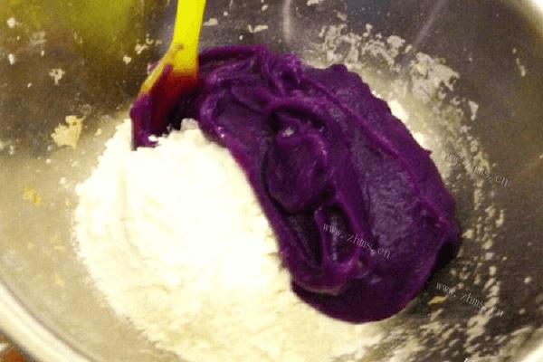 紫薯馒头做法图解1)
