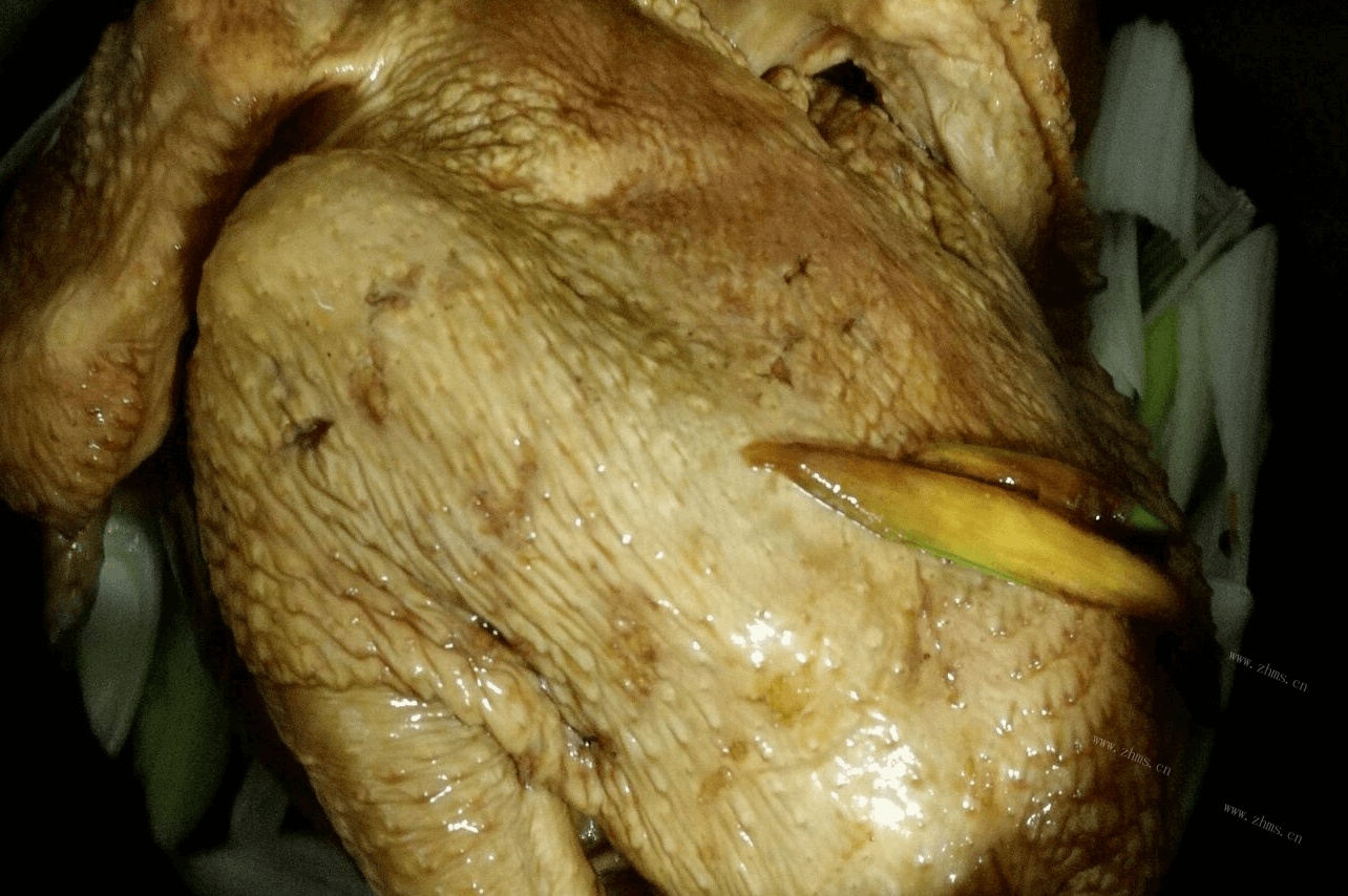不用烤箱烤鸡的做法-高压锅食谱做法图解4)
