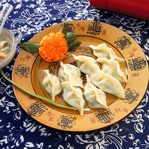 口感饱满的三鲜馅水饺