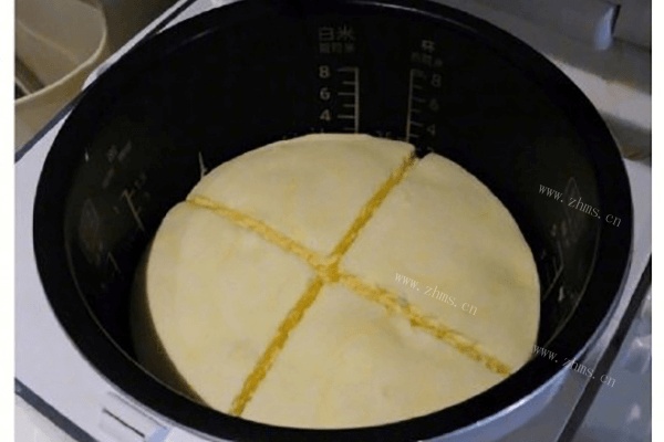 自制奔腾电饭煲制作蛋糕做法图解8)