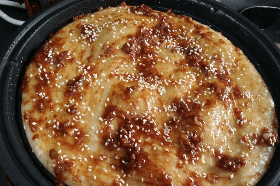 美味的酱香饼做法图解7)