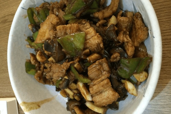 肉片烧茄子做法图解7)