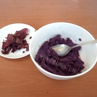 紫薯饼的做法图解二