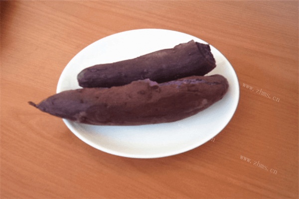 紫薯饼做法图解1)