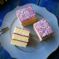 自己做的紫薯蛋糕的做法图解六