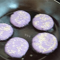 紫薯饼的做法图解八