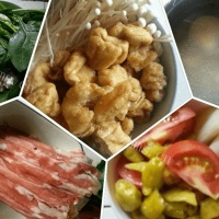 家庭简易健康美味火锅的做法图解三