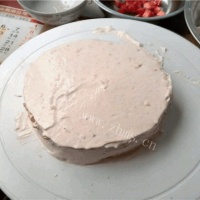 草莓奶油蛋糕（6寸戚风）超级美味，香喷喷的做法图解八